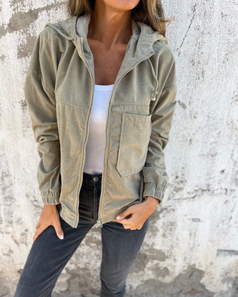 The Céleste Corduroy Comfort Jacket