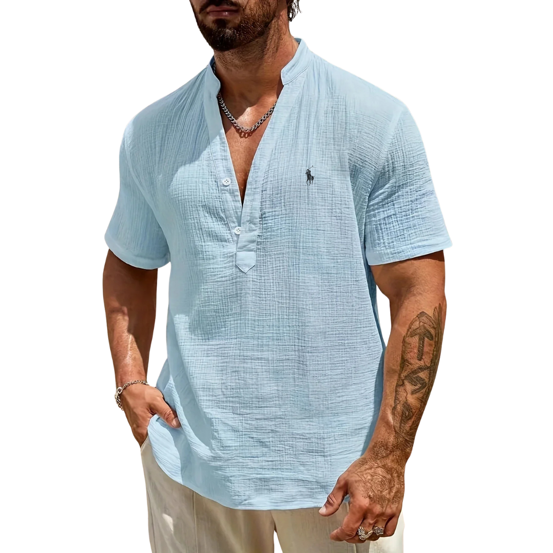 Leonar™ – Classic Men's Summer Shirt