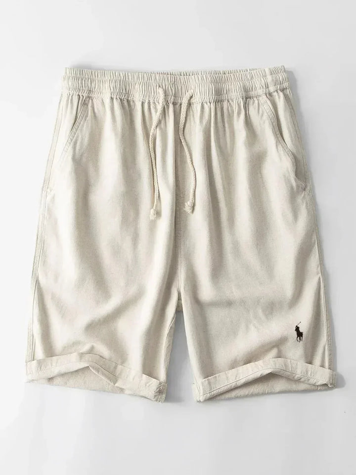 Men’s Striped Cuban Shirt & Shorts Set