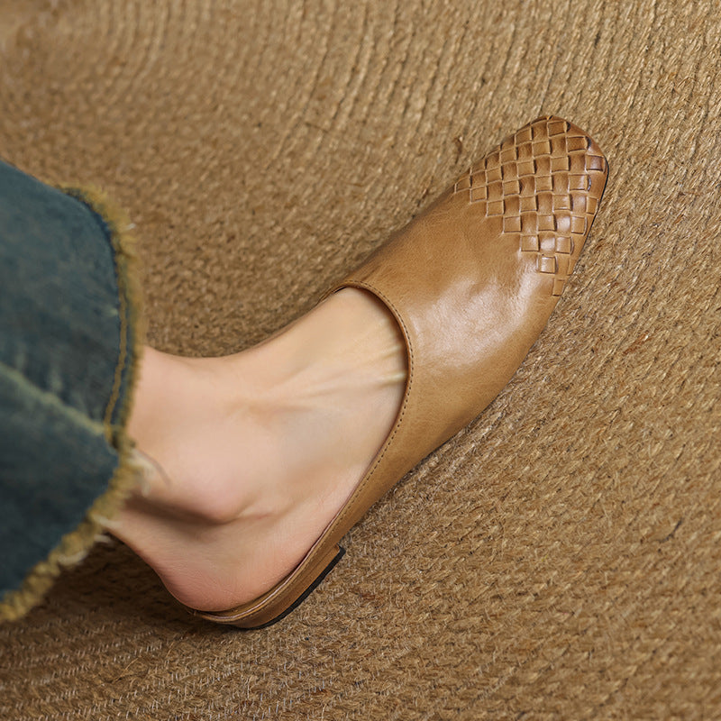 Milano Genuine Leather Mules